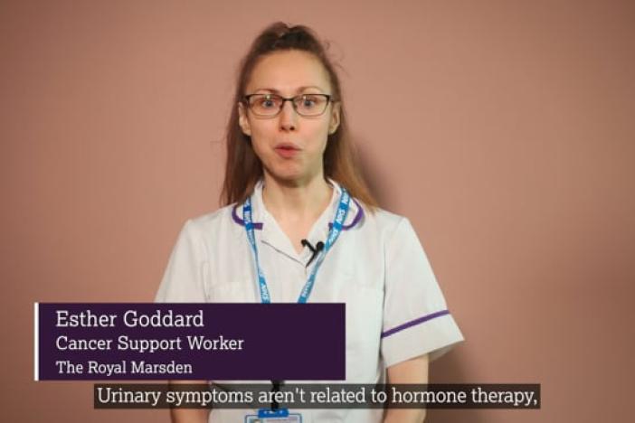 Hormone therapy for prostate cancer: Urinary symptoms video thumbnail
